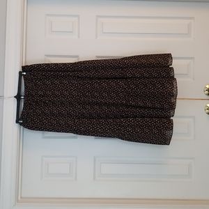 Madewell midi tiered skirt